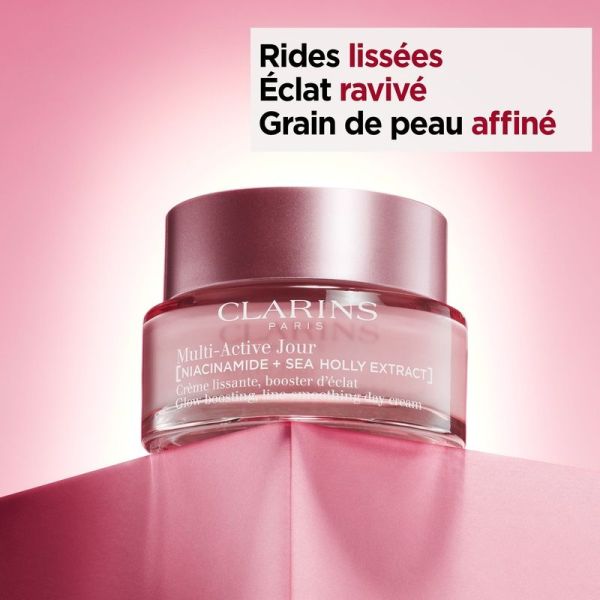 Multi-Active Jour Peaux Sèches – Crème lissante & Booster d’éclat – 50 ml