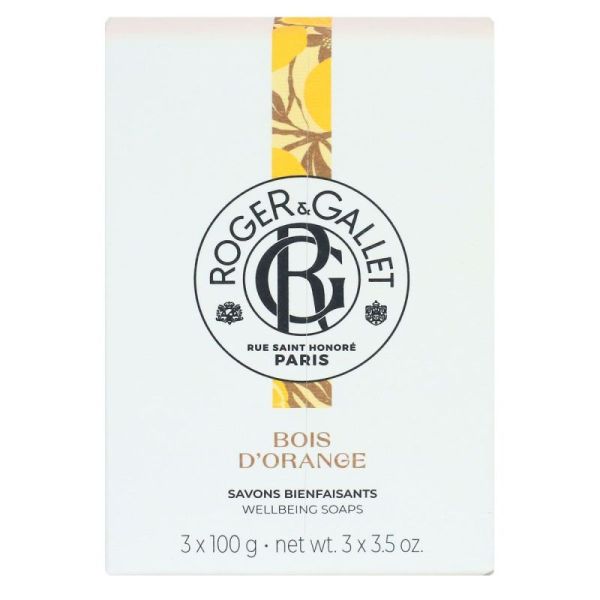 Rg Savon Bois Orange 3X100G