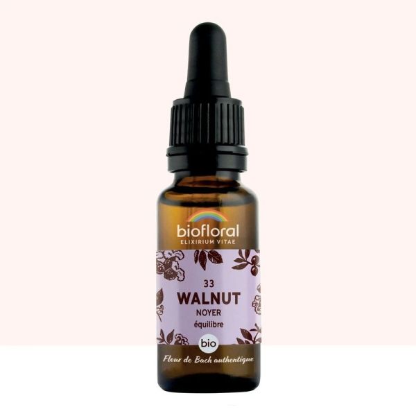 Fleur de Bach n 33 Walnut, Noyer - Bio Demeter - 20 ml