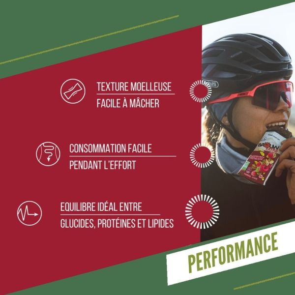 Energy Bars Raspberry - Pistachio - 50 g