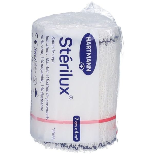 Stérilux bande de crêpe - 7 cm x 4 m