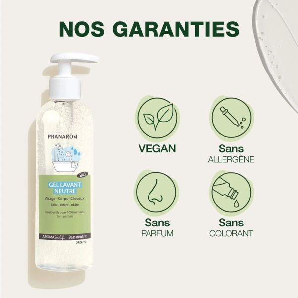 Gel lavant neutre - Bio - 250 ml