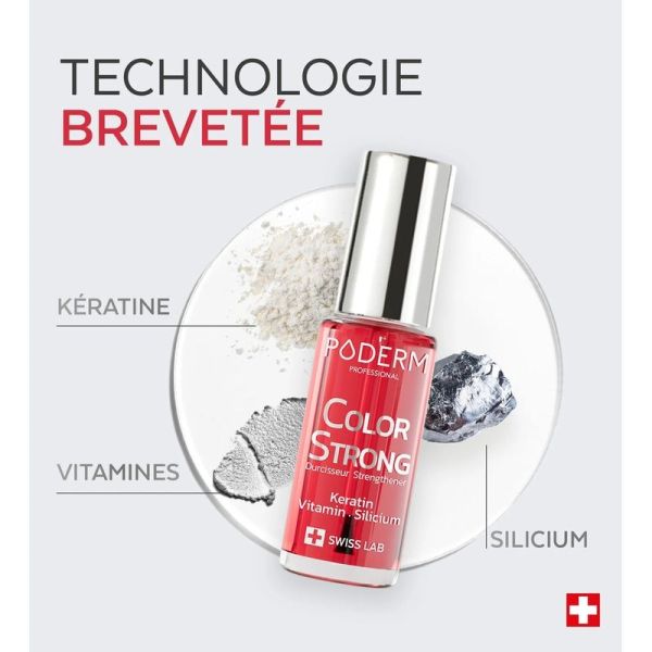 Poderm Color Strong Vernis Durcisseur n°916 - 8 ml