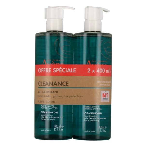 Cleanance Gel Nettoyant - 2 x 400 ml