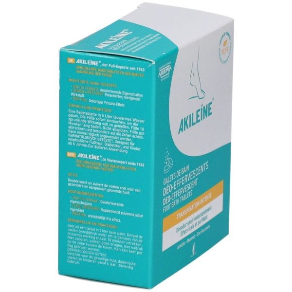 Galets de Bain Déo-Effervescents - Transpiration Intense - 7 galets de 12 g