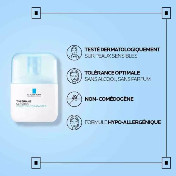 Toleriane Sensitive Gouttes Hydratantes - 50 ml