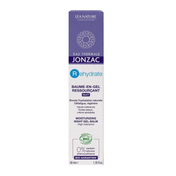 Jonzac Baume Gel Nuit H2O Booster Tb40Ml