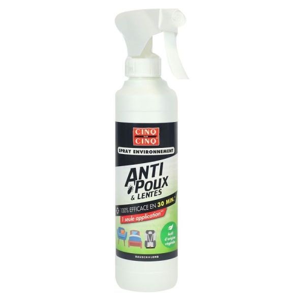 Cinq/Cinq A/Poux Spr Environnement 250Ml
