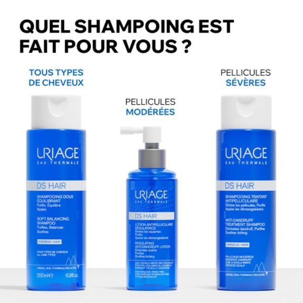 Shampooing Doux Équilibrant DS HAIR - 200 ml
