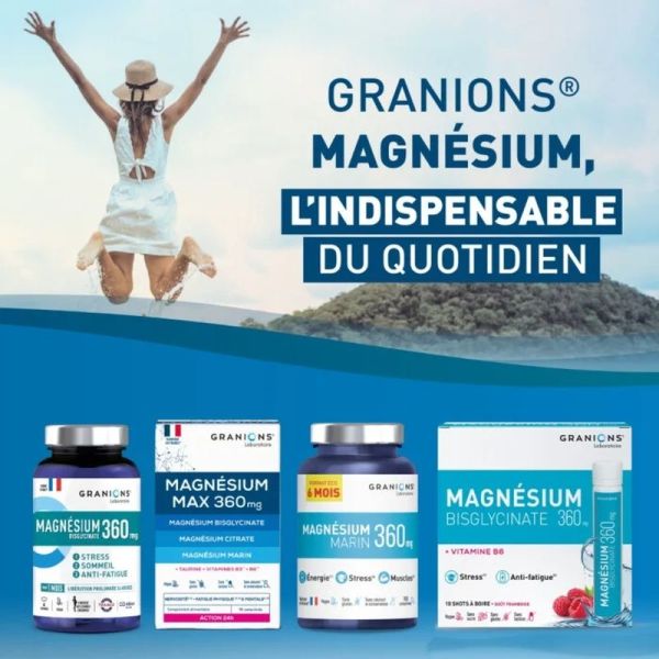 Magnésium Shot Bisglycinate 360 mg