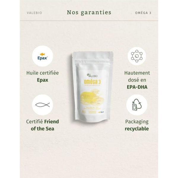 Oméga 3 Premium - 60 gélules