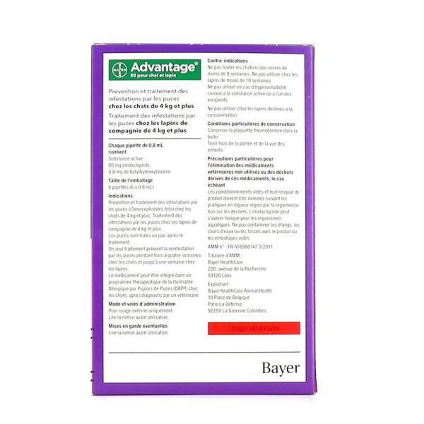 Advantage 80 - 6 pipettes