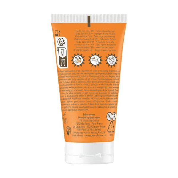 Avene Sol 50  Fluide Teinte 50Ml