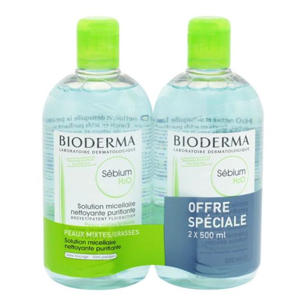 Biod Sebium H20 Sol Micel P/M/G500Ml X2