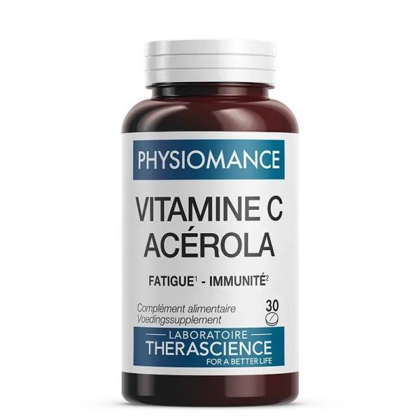 Physiomance Vitamine C Acérola - 30 comprimés à croquer