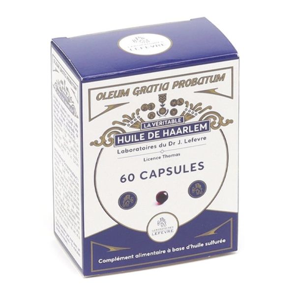 Huile de Haarlem - 30 capsules de soufre