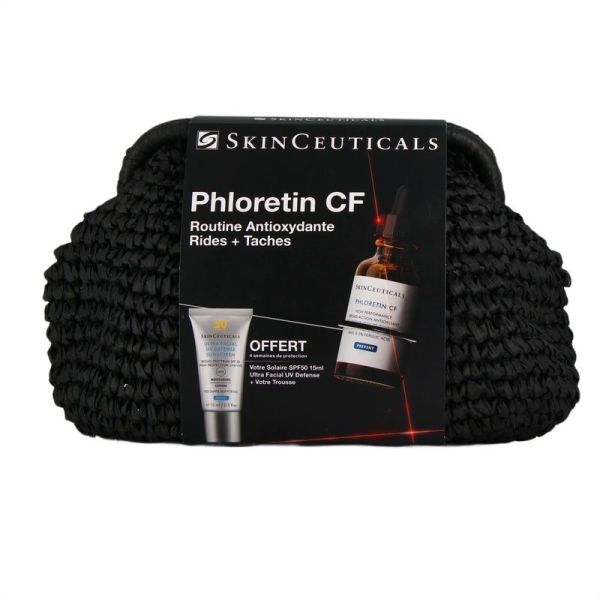 Trousse Routine Anti-Oxydante - Phloretin CF Sérum Rides + Taches 30 ml + Solaire SPF50 Ultra Facial Defense 15 ml Offert