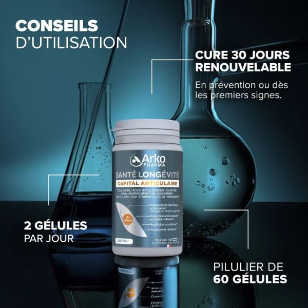 Santé Longévité Capital Articulaire - 60 gélules