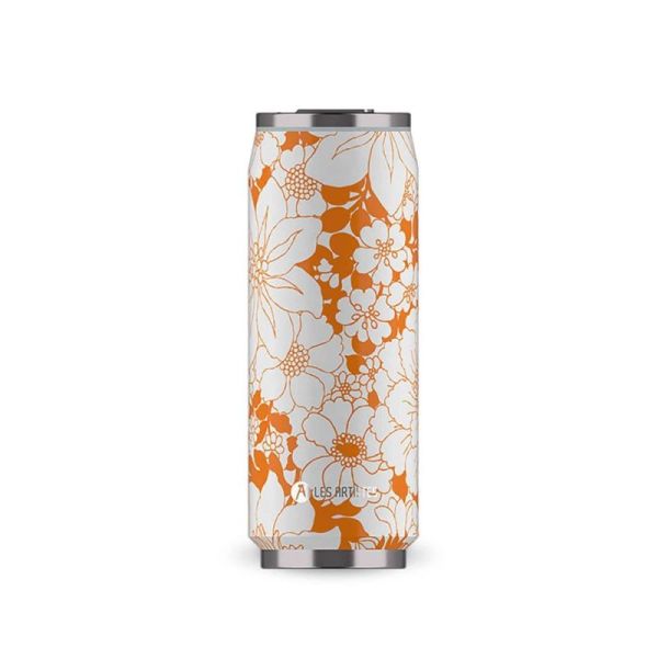 Les Artistes Canette Flower Orange 500ml