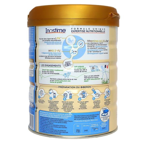 Lait infantile LPN HMO Plus 12-36 mois 3ème âge 800g