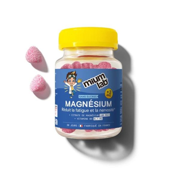 Gummies Magnésium Enfants Sans Sucres - 30 gummies