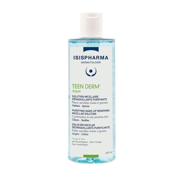 Teen Derm Aqua Solution Micellaire Démaquillante Purifiante - 400 ml