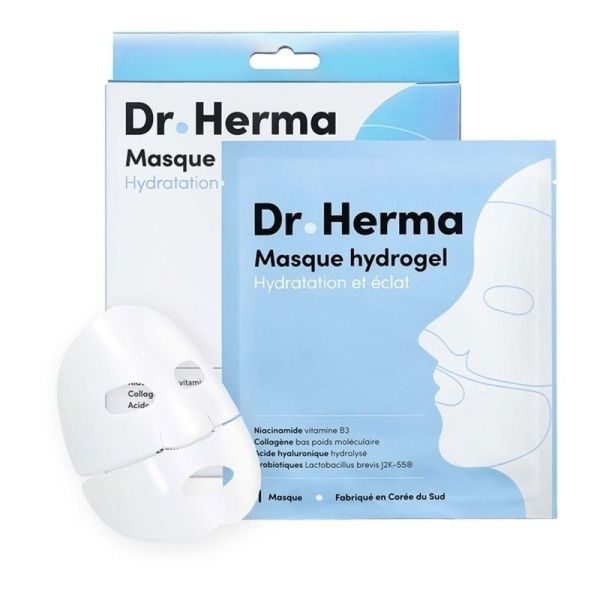 Dr Herma Masque Collagène Anti-Âge - 1 masque hydrogel