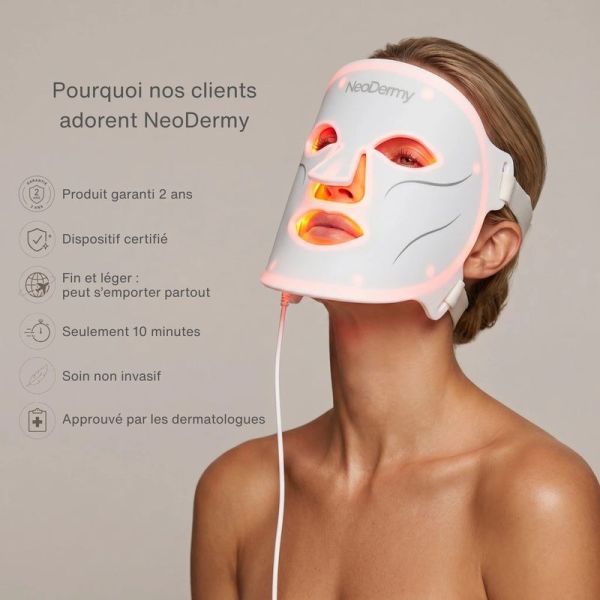 LED Light Therapy Mask - 1 unité