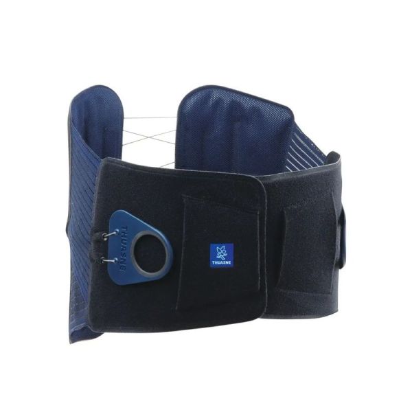 LombaStab Ceinture de soutien lombaire - Noir/Bleu - Taille 1 - Hauteur 21 cm