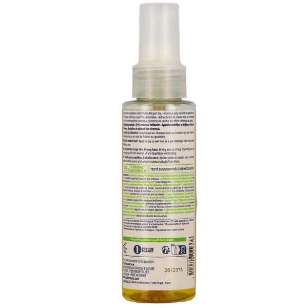Huile sèche nourrissante Argan - 100 ml
