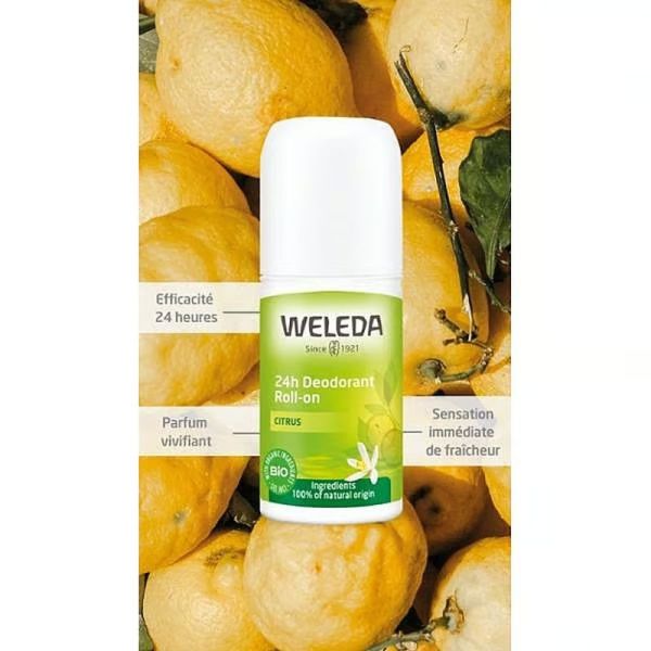 Deodorant roll-on 24h Citrus - 2 x 50 ml