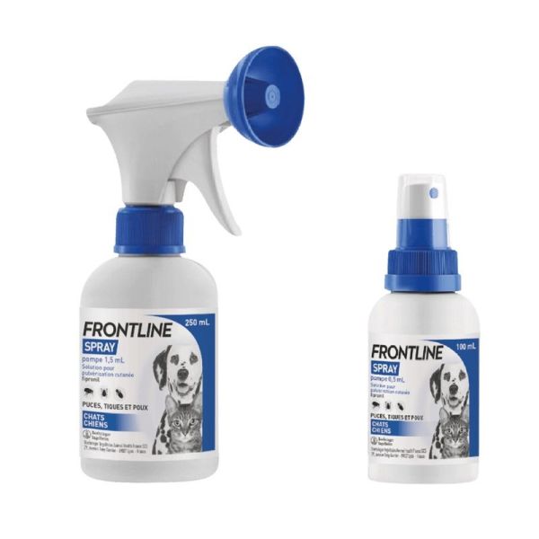 Frontline Spray anti-puces et tiques - 100 ml