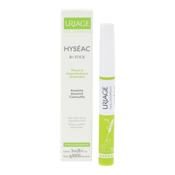 Uriage Hyséac lotion bi-stick 3ml & stick 1g