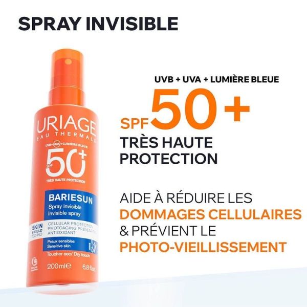 Spray Invisible SPF50+ Bariésun - 200 ml