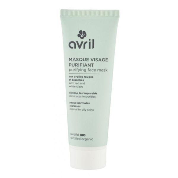 Masque Visage Purifiant Bio Peaux Normales à Grasses - 50 ml