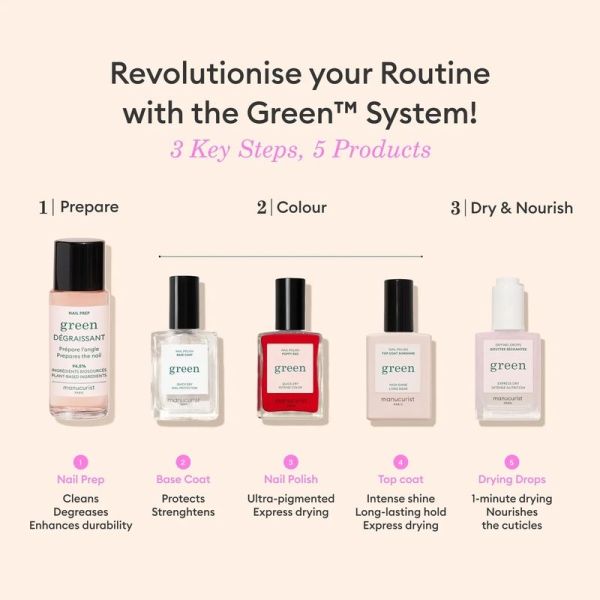 Vernis Pink Paradise Green - 15 ml
