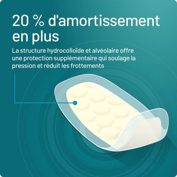 Pansements Ampoules Extrême Moyen Format - 5 pansements, 4,2 cm x 6,8 cm