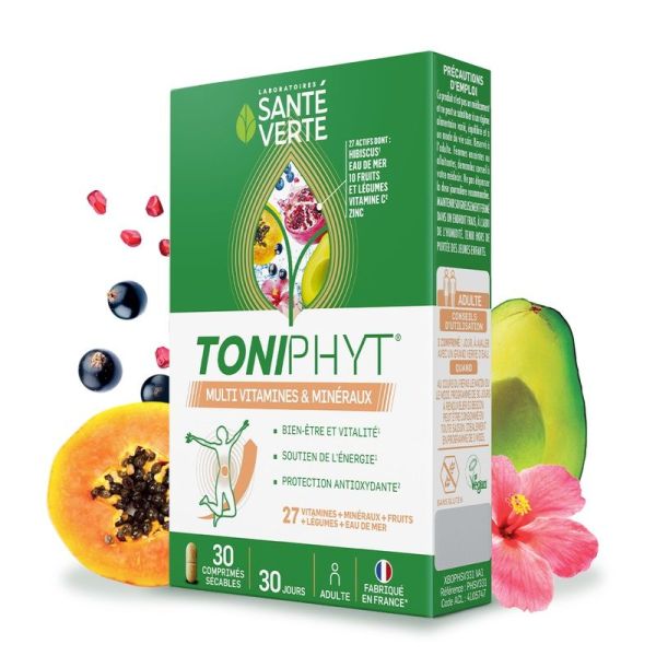 Toniphyt Multivitamines & Minéraux - 30 comprimés