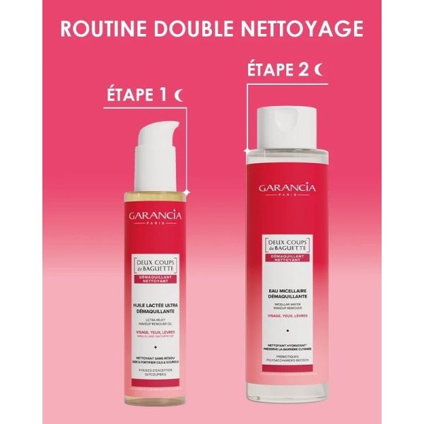 En 2 Coups de Baguette Eau Micellaire Demaquillante - 400 ml
