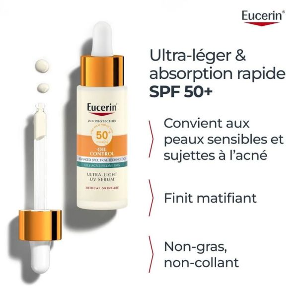 Sérum Oil Control Ultra-léger SPF 50+ - 30 ml
