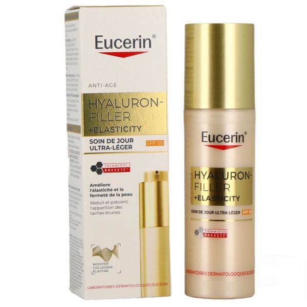 Soin de Jour Ultra-Léger SPF50 Hyaluron-Filler + Elasticity - 50 ml