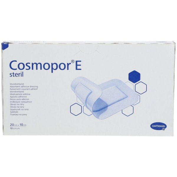 Cosmopor E Steril - 20 x 10 cm, 10 pansements