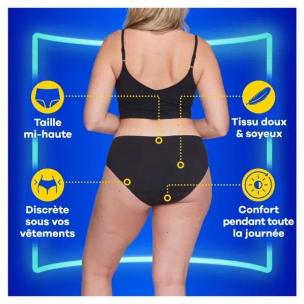 Culotte Menstruelle Lavable Hipster - Taille S