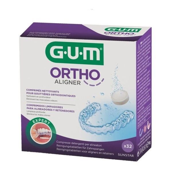 Ortho Aligner comprimés nettoyants pour gouttières orthodontiques - 32 comprimés