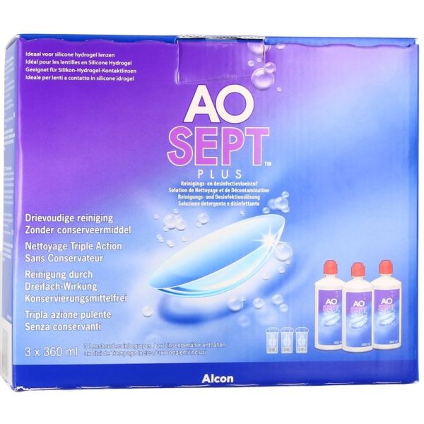 AOSept Plus - 3 x 360 mL