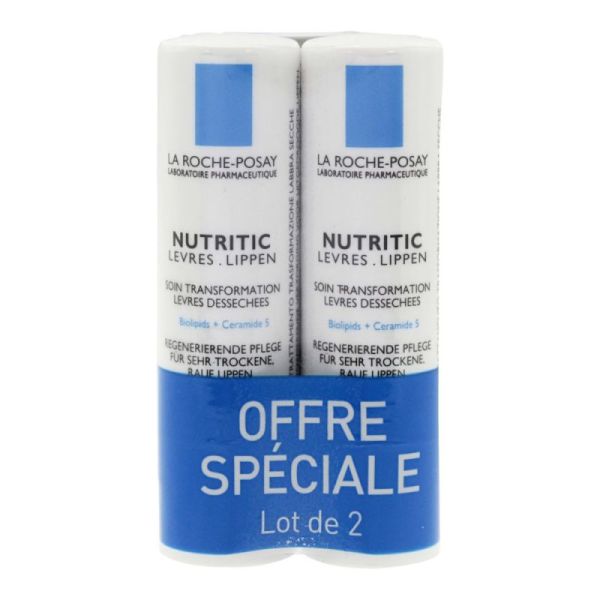 Lrp Nutritic Soin Levre Tub4,7Ml X2