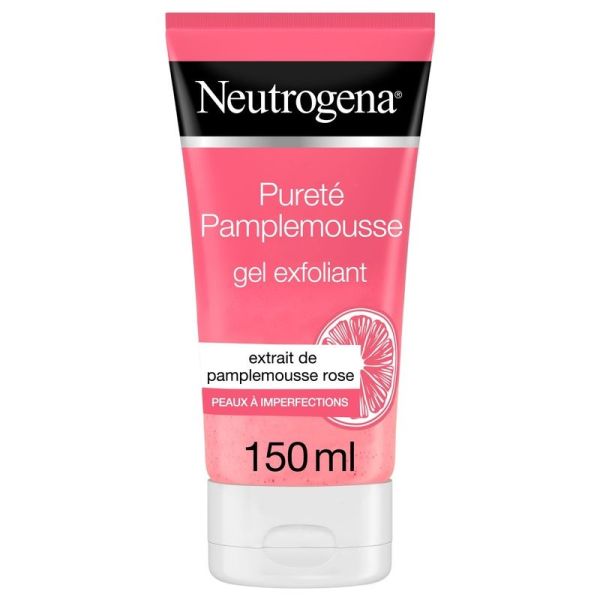 Gel Exfoliant au Pamplemousse Rose, Anti-Imperfections, Peaux normales à grasses - 150 ml