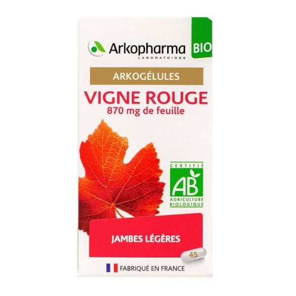 Arkogelule Bio Vigne Rouge Bte 45