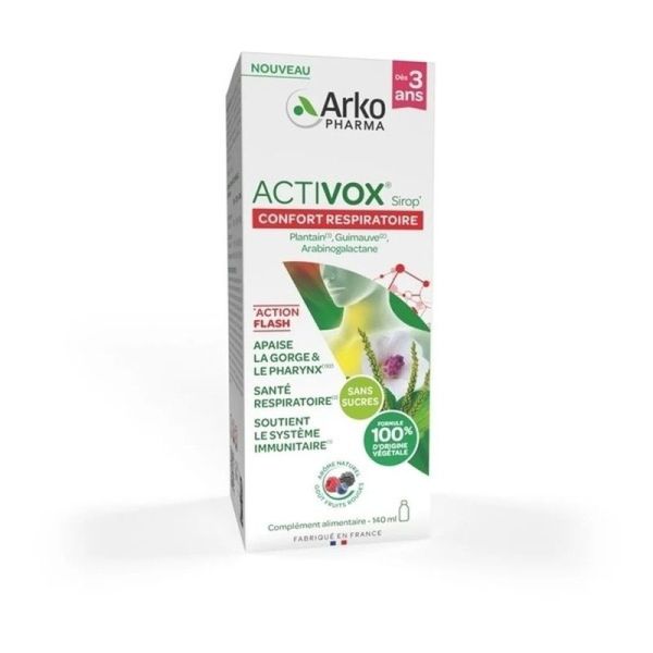 Activox Confort Respiratoire sirop - 140 ml