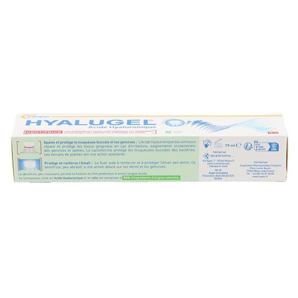 Dentifrice Acide Hyaluronique Adulte - 75 ml